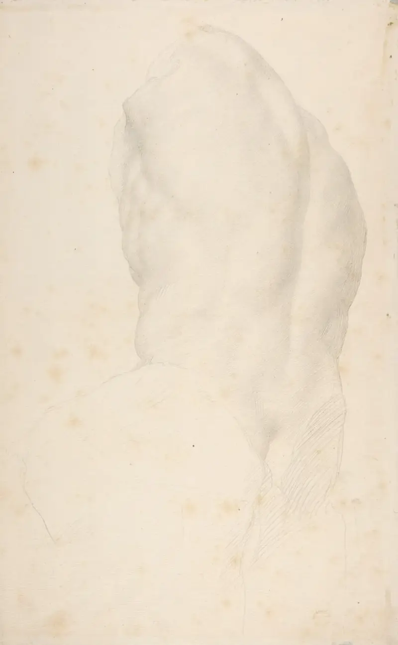 Torso of the Belvedere av Alphonse Legros