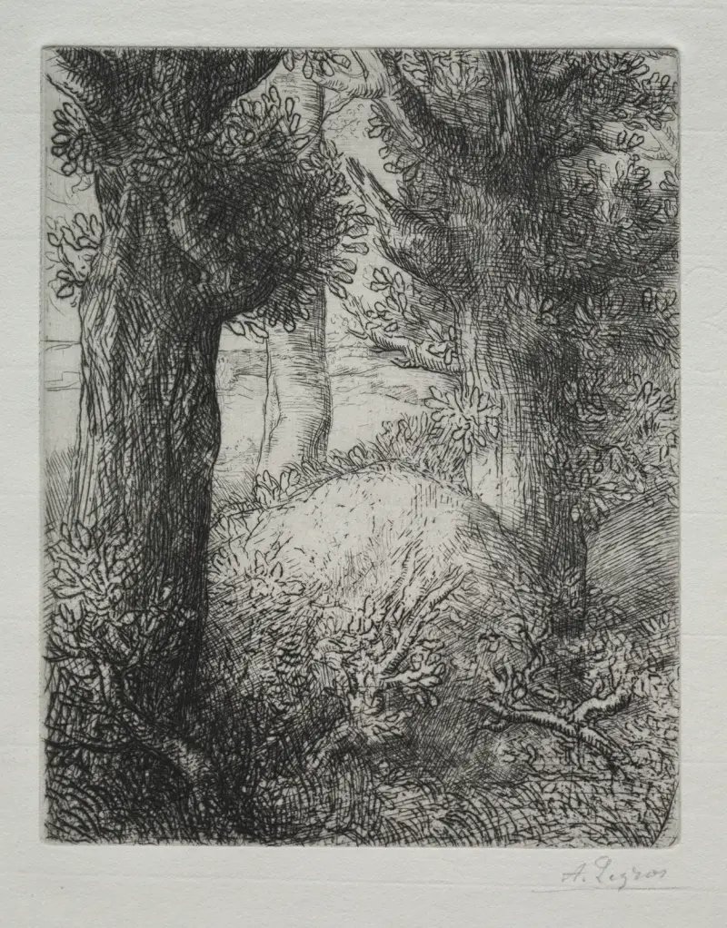 Gallisk gravhög av Alphonse Legros