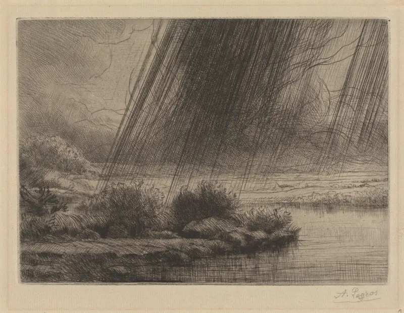 Ein Unwetter von Alphonse Legros
