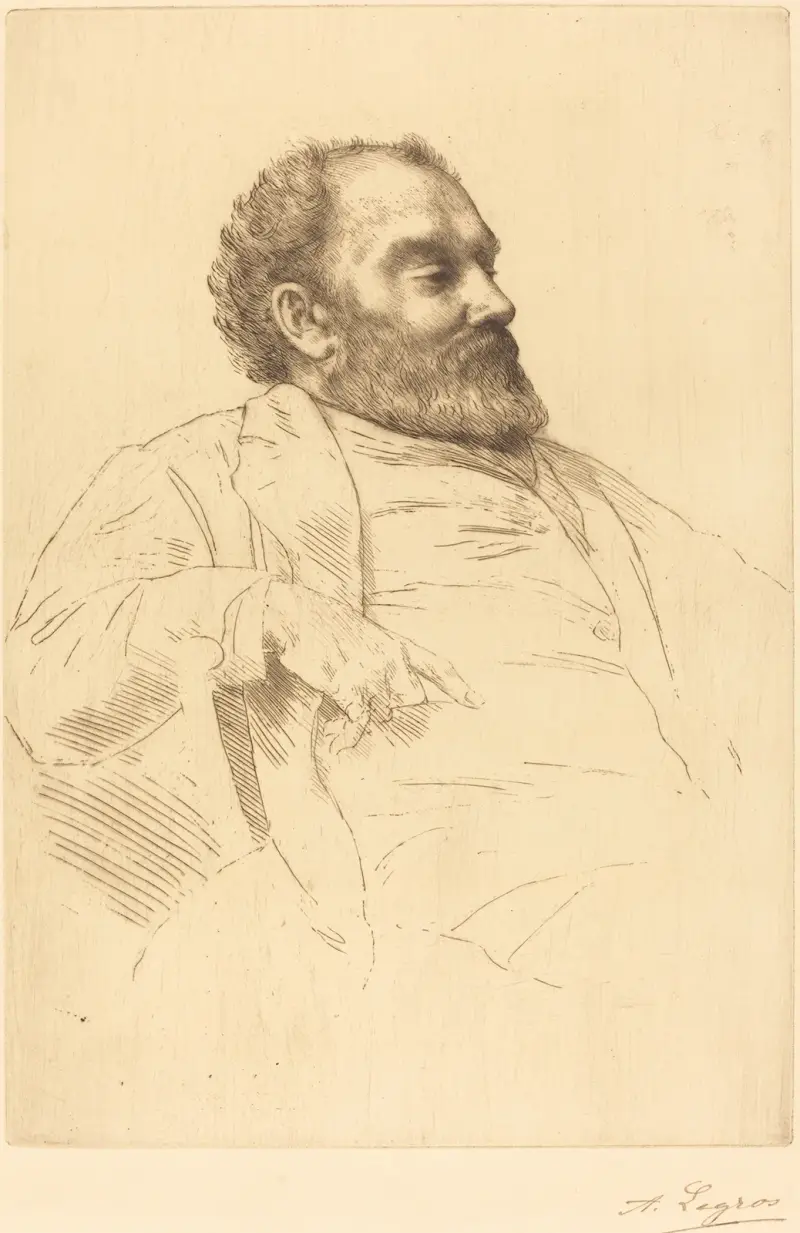 Val Prinsep, R.A. av Alphonse Legros