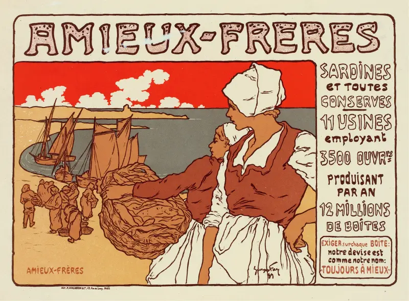 Bières de la Meuse, 1899 von Alphonse Mucha