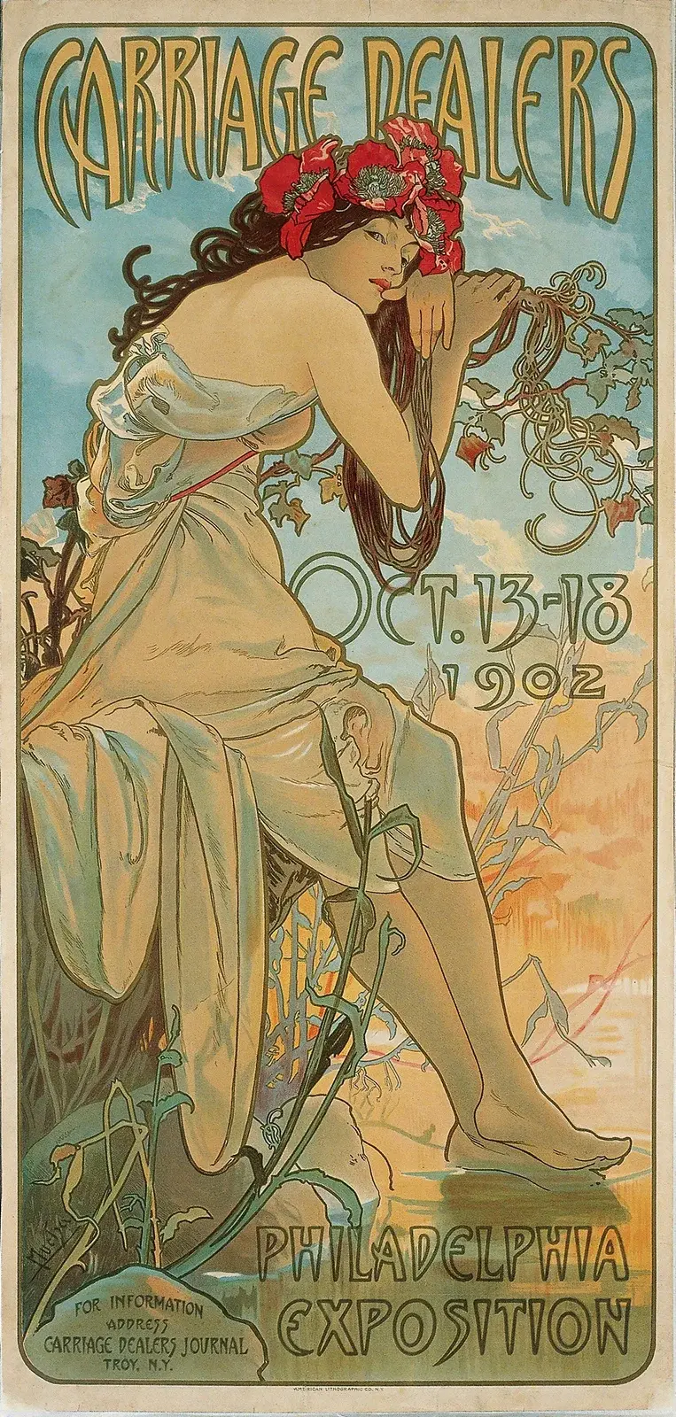 Kutschenhändler von Alphonse Mucha