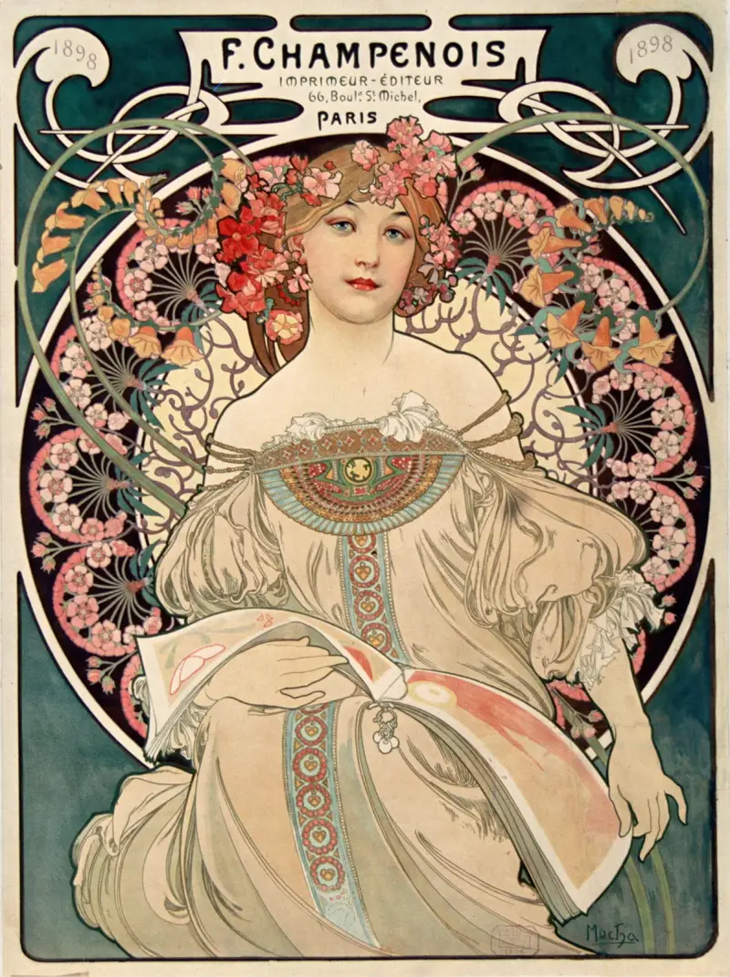 F. Champenois Imprimeur-Editeur av Alphonse Mucha