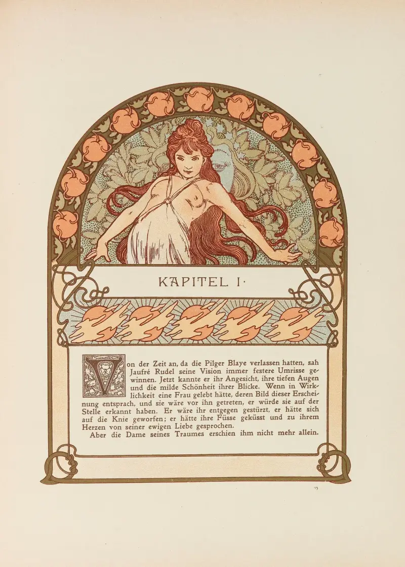 Ilsee. Princess of Tripoli av Alphonse Mucha