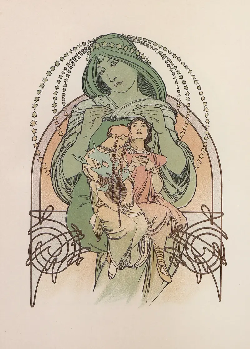 Ilsée, princezna tripolská, 1901, Alphonse Mucha
