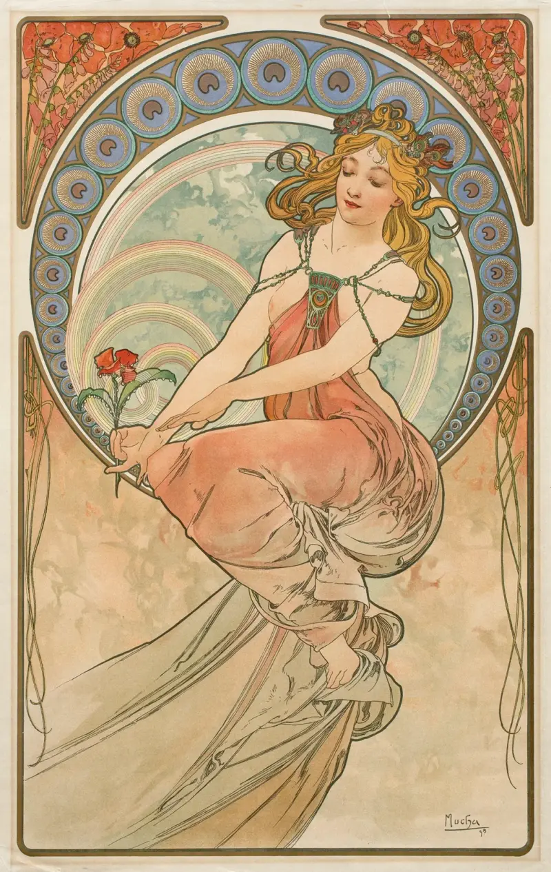 Die Malerei von Alphonse Mucha