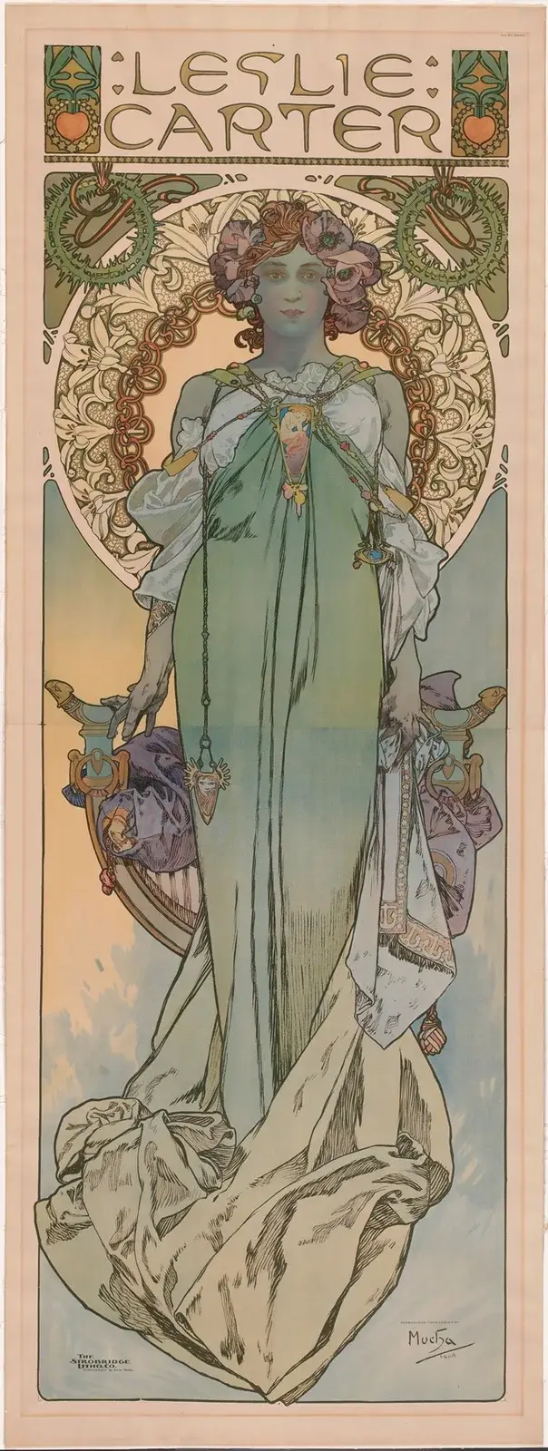 Leslie Carter, Alphonse Mucha