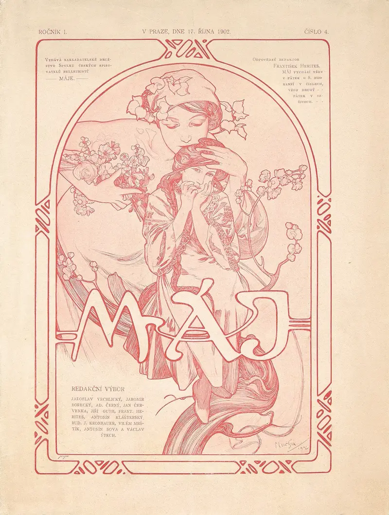 Máje, Alphonse Mucha