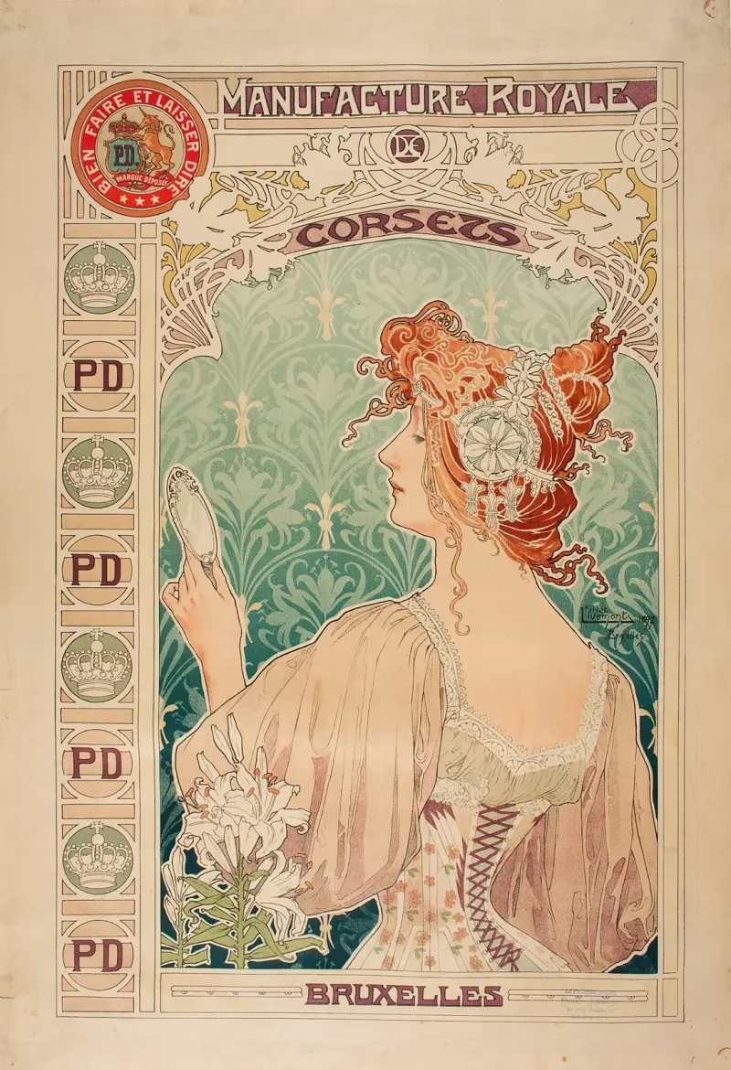 Manufacture Royale De Corsets, Alphonse Mucha