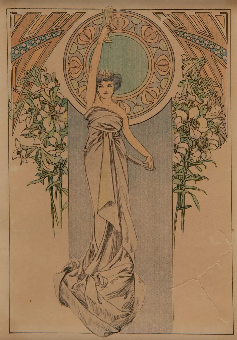 Menu, 1900 – Nr. 1, Alphonse Mucha