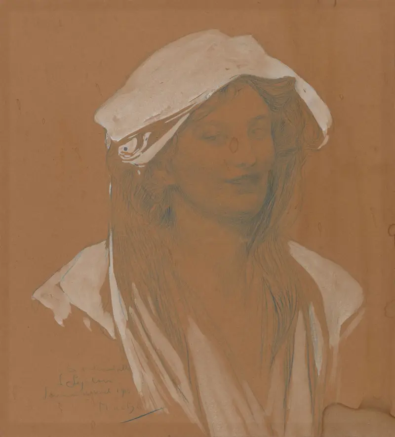 Portrét, Alphonse Mucha