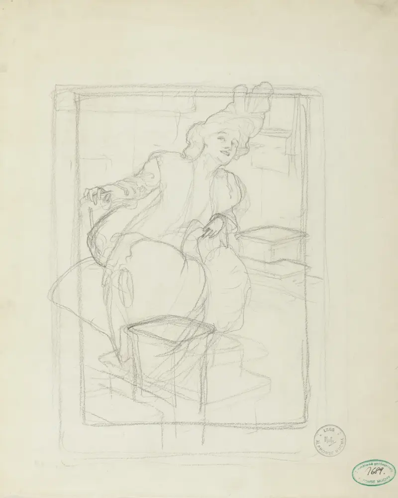 Sarah Bernhardt von Alphonse Mucha
