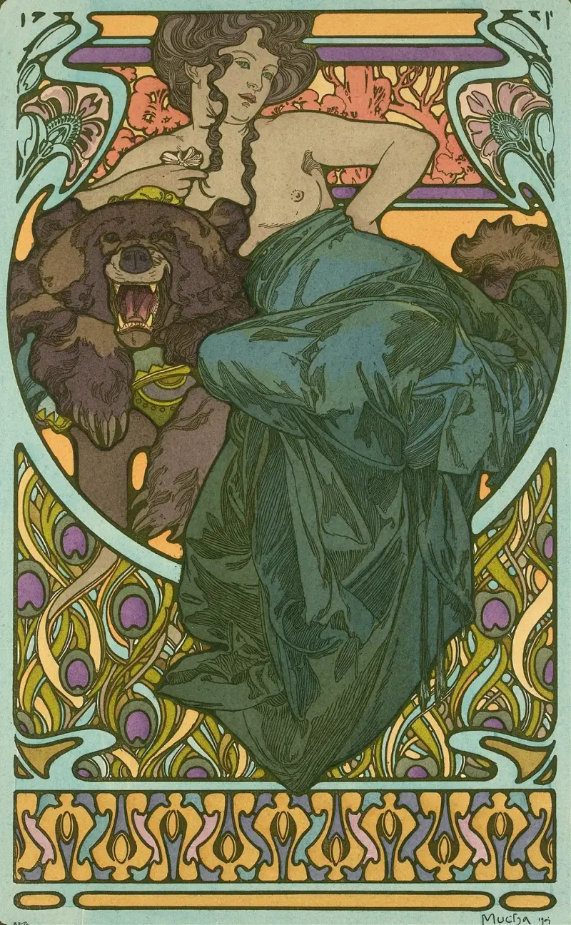 Bez názvu, 1902 – Nr. 1, Alphonse Mucha
