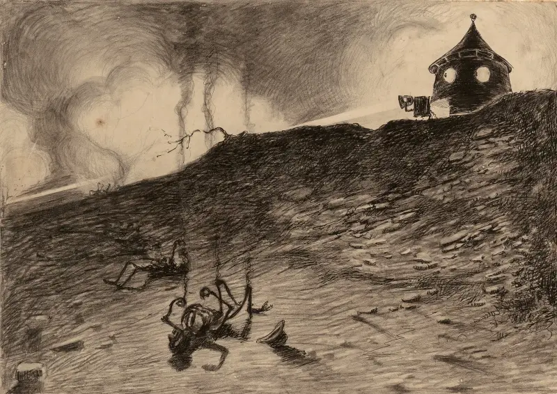 Marsjanin obserwujący rzeź, Henrique Alvim Corrêa