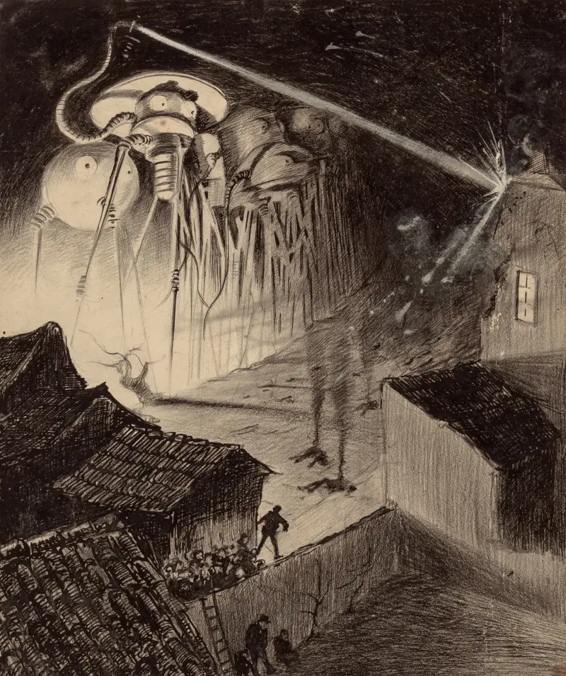 Marťané ničí dům, Henrique Alvim Corrêa