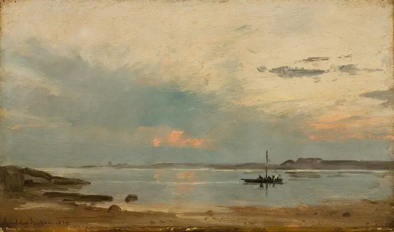 Afton, Arisholmen av Amaldus Nielsen
