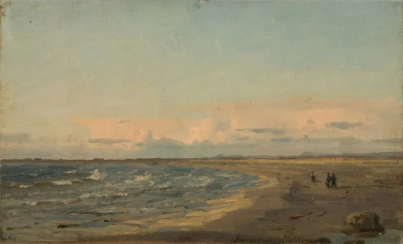 Kväll, Jæren av Amaldus Nielsen