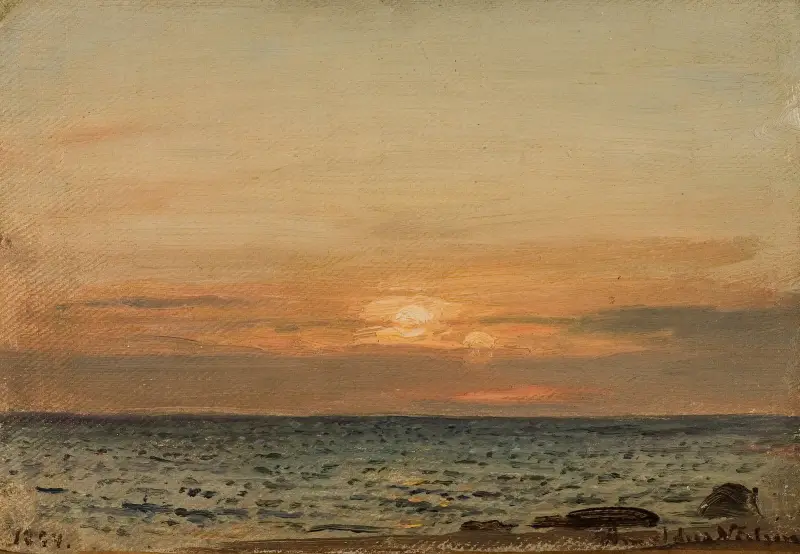 Kvällsstämning av Amaldus Nielsen