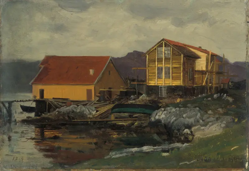 Efter ösregn av Amaldus Nielsen