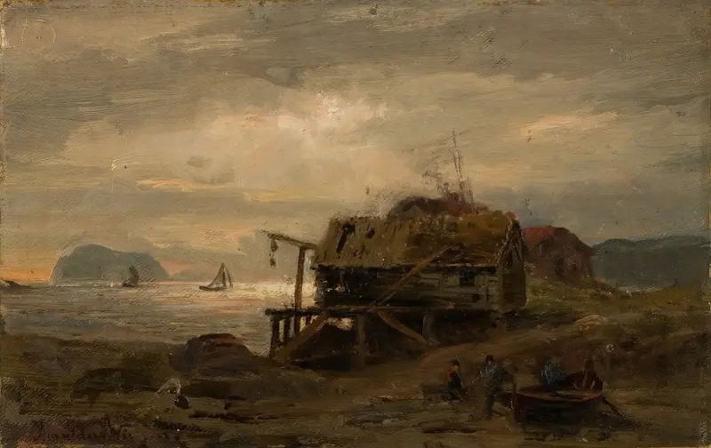 Fiskerhytter, Kinn av Amaldus Nielsen