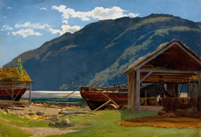 Fra Eide, Hardanger av Amaldus Nielsen