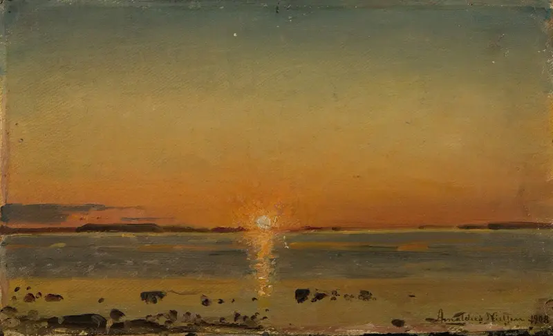 Fra Eidem, Aafjord av Amaldus Nielsen