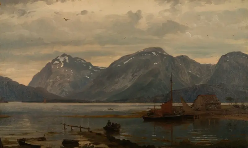 Fra Englafjellene, Hardanger av Amaldus Nielsen