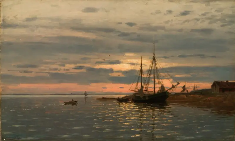 Från fjorden av Amaldus Nielsen