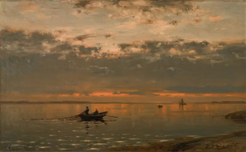 Fra Kristianiafjorden av Amaldus Nielsen