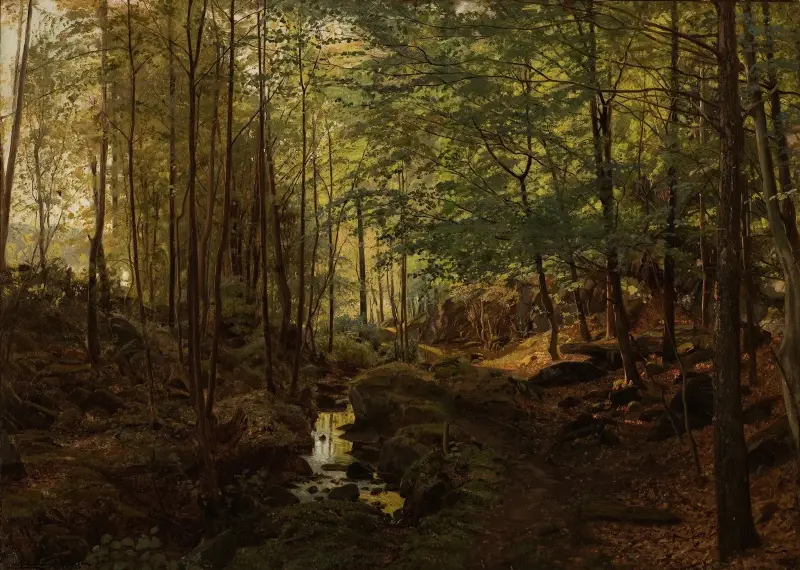 Fra Linadalen, Mandal av Amaldus Nielsen
