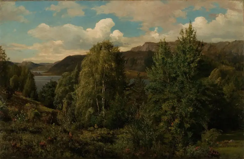 Fra Skogsfjord, Mandal av Amaldus Nielsen