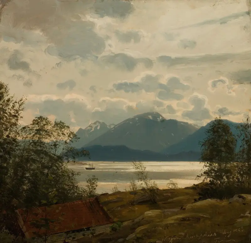 Fra Terøen, Bergen av Amaldus Nielsen