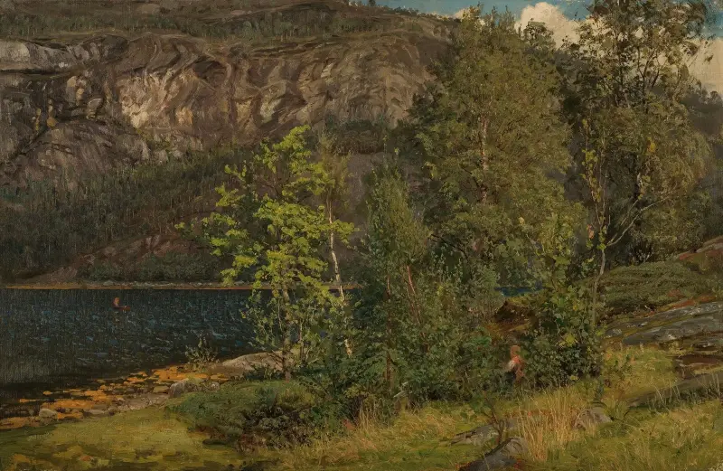 Från Terøen, Hardanger av Amaldus Nielsen