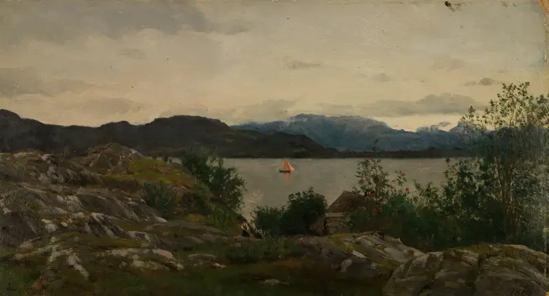 Gjermundshavn, Hardanger av Amaldus Nielsen