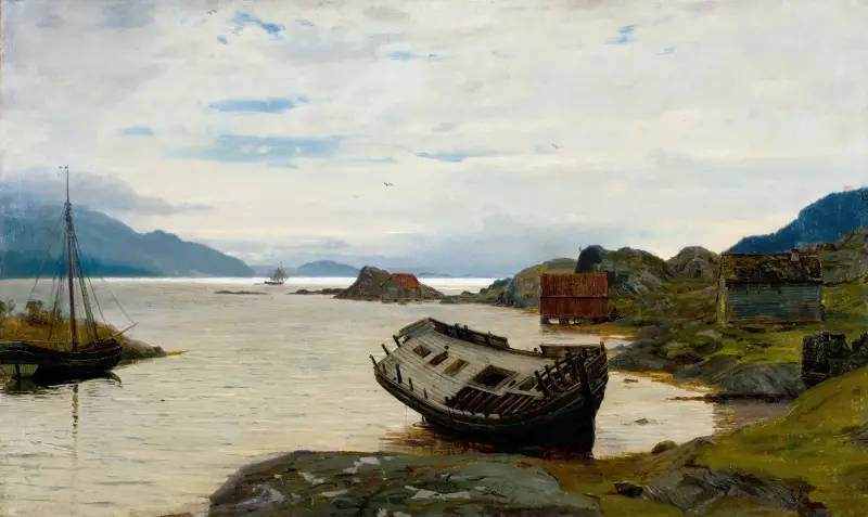 Jaktevrak, Ølve av Amaldus Nielsen