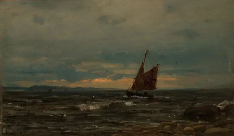 Losskøyte av Amaldus Nielsen