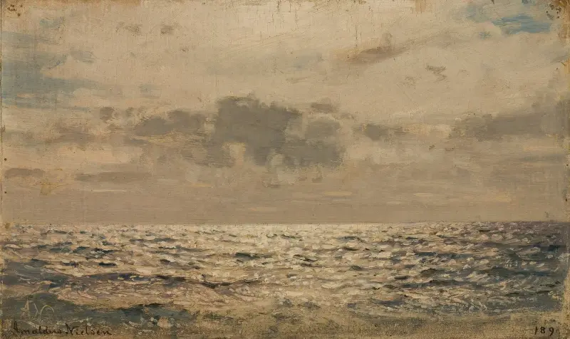 Mellan byar av Amaldus Nielsen