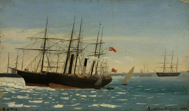 På reden, Cadiz av Amaldus Nielsen