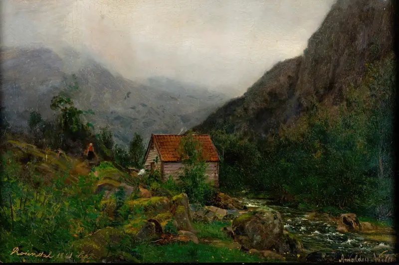 Regnstämning, Rosendal av Amaldus Nielsen