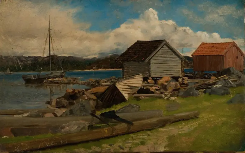 Saanum, Mandal av Amaldus Nielsen