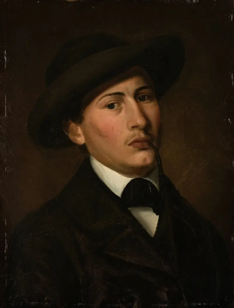 Självporträtt av Amaldus Nielsen