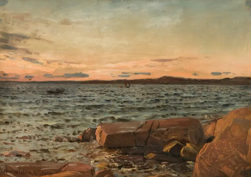 Solgangsvind, Hvaløene av Amaldus Nielsen