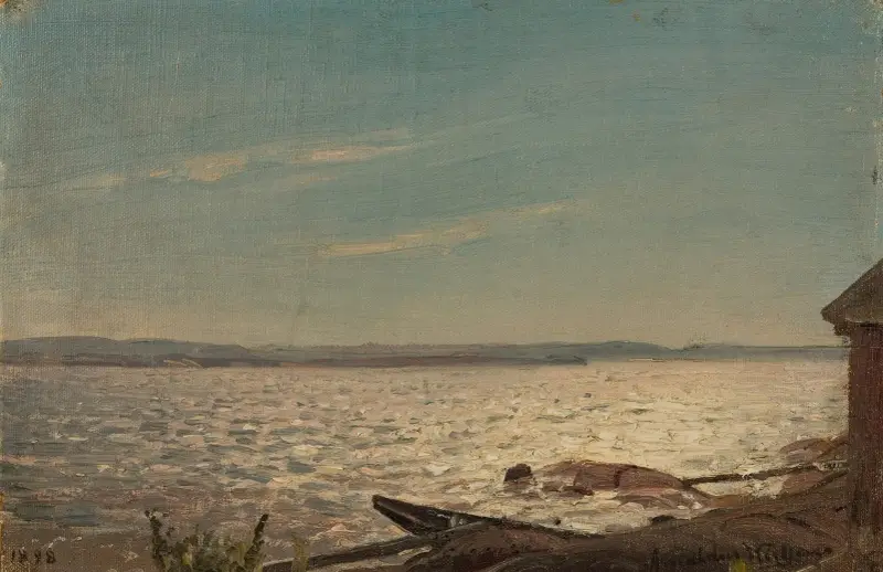 Solskinn, Hvaler av Amaldus Nielsen