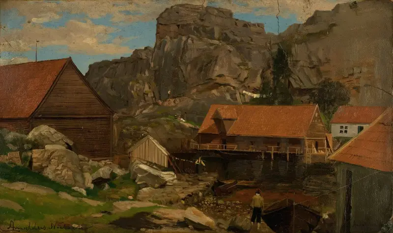Solsvik, Bergen av Amaldus Nielsen