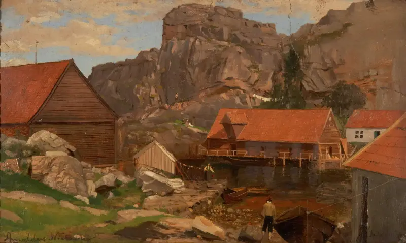 Solsvik, Bergen av Amaldus Nielsen