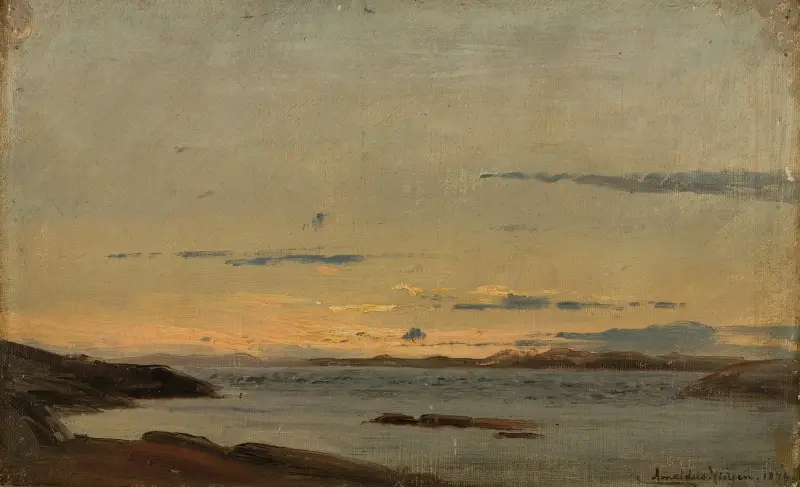 Sommarkväll, Hvaler av Amaldus Nielsen