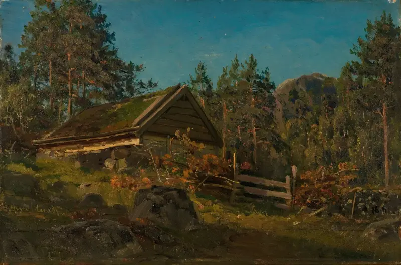 Sommarfäbod av Amaldus Nielsen