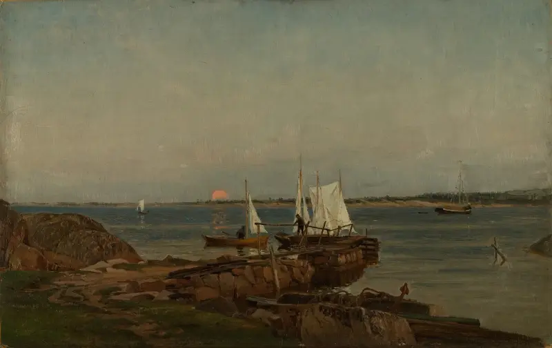 Sommarkväll, Hvaler av Amaldus Nielsen