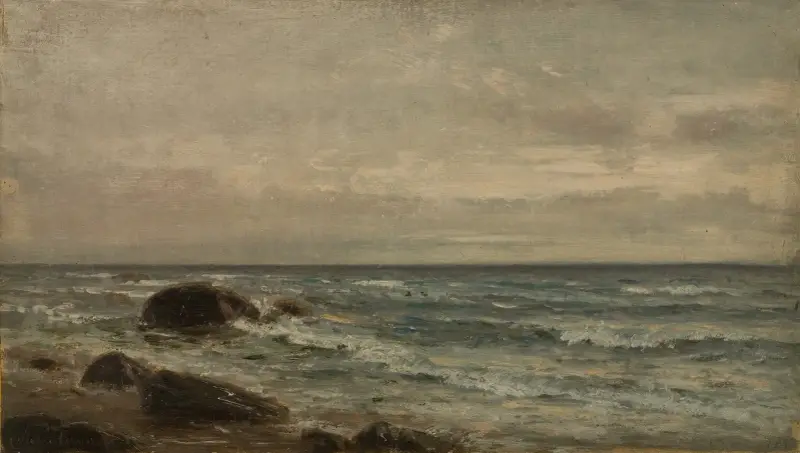 Strandparti, Jæren av Amaldus Nielsen
