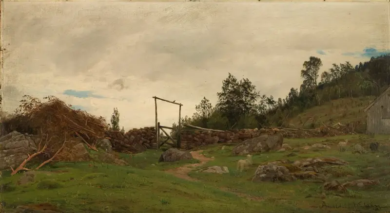 Utmark. Ølve, Hardanger av Amaldus Nielsen